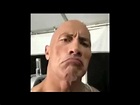 La roca meme ( levanta la ceja) saturado - YouTube