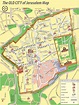 Jerusalén antiguo mapa de la ciudad - Mapa de la ciudad vieja de ...