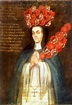 José del Castillo, Retrato funerario (post mortem) de sor Juana ...