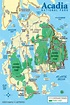 Acadia National Park map Maine Road Trip, New England Road Trip, Road ...