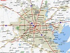 Map of Houston Texas - TravelsMaps.Com