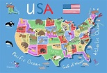 Printable Us Map For Kids – Map Vector