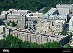 Aerial view of United States Military Academy buildings of West Stock ...