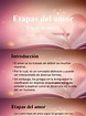 Etapas Del Amor | PDF | Amor