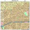 Alhambra California Street Map 0600884