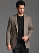 Men's clothing ez modern elegant business casual cashmere silk blending ...