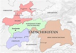 Karte von Tadschikistan - Freeworldmaps.net