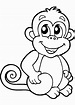 Dibujos de Monos para colorear, descargar e imprimir | Colorear imágenes
