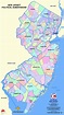 New Jersey Political Subdivisions Map • Mapsof.net