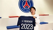 Féminines : Le PSG officialise l'arrivée de Li Mengwen | CulturePSG