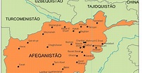 Blog de Geografia: Mapa do Afeganistão