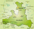 Map of salzburg — Stock Vector © artalis #40917709