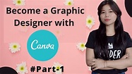 Canva Beginners Tutorial I Become a Graphic Designer with Canva I Step ...