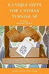 6 Unique gifts for a woman turning 50 | Unique 50th birthday gifts ...