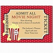 Awesome Movie Premiere Invitation Template Free in 2020 | Printable ...