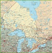 Ontario road map - Ontheworldmap.com