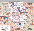Maps of Spartanburg County, South Carolina