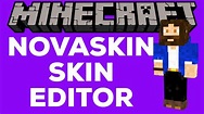 Create Custom Skins Minecraft Using Novaskin - YouTube