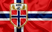 Descargar fondos de pantalla Noruega equipo de fútbol nacional, emblema ...