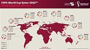 Countries In The 2022 World Cup Map - PELAJARAN