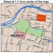 Hartford Connecticut Street Map 0937000