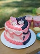 my melody x kuromi cake | Pretty birthday cakes, Hello kitty cake, Cute ...