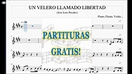 Un velero llamado libertad - Jose Luis Perales - Partitura para Piano ...