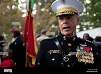 The 35th commandant of the Marine Corps, Gen. James F. Amos, conducts ...