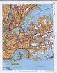 Image map of Bronx County, New York state. Detailed road map of Bronx