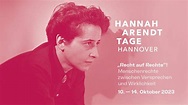 HANNAH ARENDT TAGE - Hannover.de