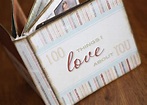 100 Things I Love About You Personalized by londonberrydesigns
