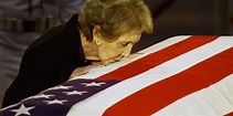 Nancy Reagan, la veuve de l’ancien président américain Ronald Reagan ...