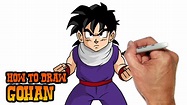 How to Draw Gohan- Dragon Ball Z- Video Lesson