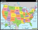Printable Map Of Usa Showing States - Printable US Maps