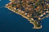 Connecticut, Stamford, Shippan Point, Aerial | Jake Rajs Image Archive