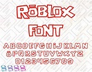 Roblox Game Font SVG Roblox letters Roblox Alphabet Video | Etsy