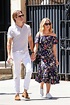 annabelle wallis and chris pine hold hands as they step out for stroll ...