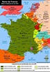 Reino de Francia de Luis XIV (1.643 - 1.715) | Mapa de francia ...