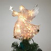 Gerson International 11.1-in Angel White Christmas Tree Topper in the ...