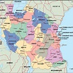 Tanzania political map - Map of tanzania political (Eastern Africa ...