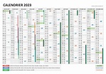 Numéro de semaine 2023 : liste et dates | Calendrier 2023 avec semaines ...