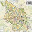 Köln Stadtplan Postleitzahlen PLZ-5 Topographie Stadtbezirke Stadtteile ...