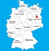 Berlin germany map - Map of germany showing berlin (Germany)