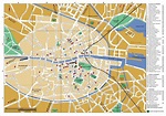Dublin city map - Map Dublin city centre (Ireland)
