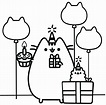 Dibujos Para Colorear De Pusheen Cat