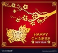 Happy chinese new year 2019 year of the pig lunar Vector Image