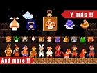 Super Mario Bros [ NES ] | Todos los NUEVOS POWER-UPS ! | SMB NES ALL ...
