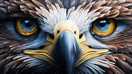 close up two eyes of eagle, 21794518 Stock Photo at Vecteezy