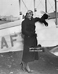 British actress Jeanne De Casalis before one of her flying lessons at ...