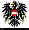 The Austrian coat of arms over a white background Stock Photo - Alamy